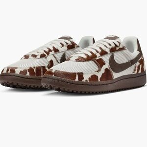 Nike field general women’s cow print  Brown and White Sneakers